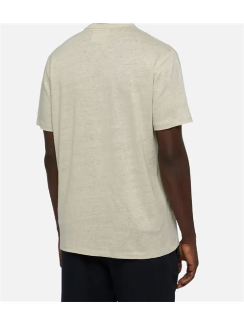 linen t-shirt MC2 SAINT BARTH | ECSTASEA N-00121H10H GRAIN